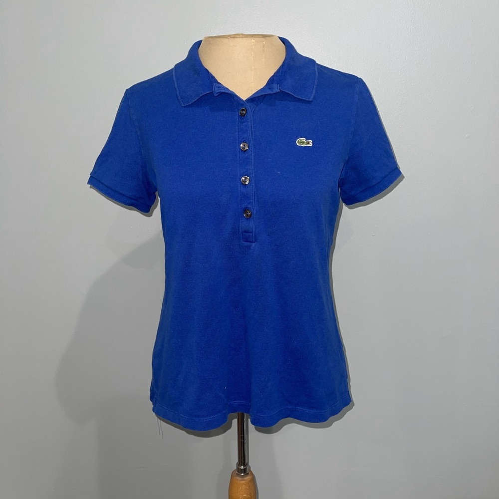 Lacoste blue polo